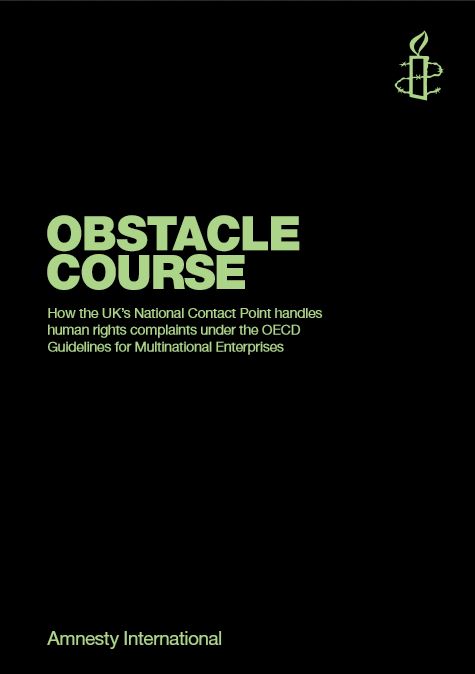 Amnesty International exposes the OECD Guidelines as a system not fit for purpose